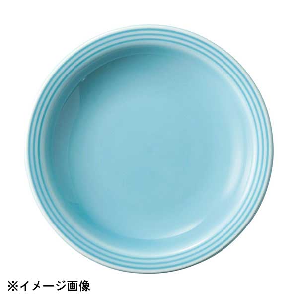 光洋陶器 KOYO ストリームライン アクアブルー 15.5cm プレート 18986008