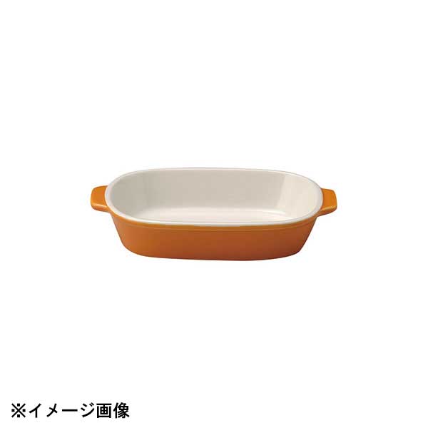光洋陶器 KOYO カントリーサイド ソーバー オレンジ オブロングラタン 13425086