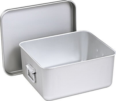 アルマイト 給食用飯缶(蓋付) 中学校用 264-FC