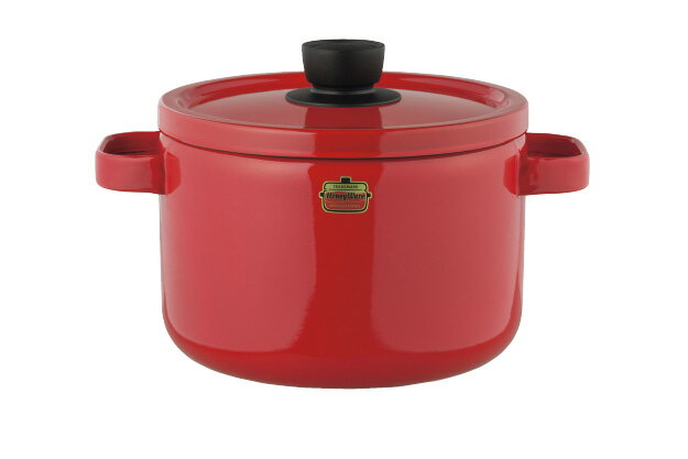 ソリッド ディープキャセロール 22cm レッド SD-22DW.R