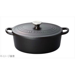 ルクルーゼ ココットオーバル ル・クルーゼ (Le Creuset) ココット・オーバル マットブラック 27cm 2102