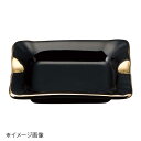 桐井陶器 モデルノ MODERNO レイノー長角灰皿(黒) 80-05