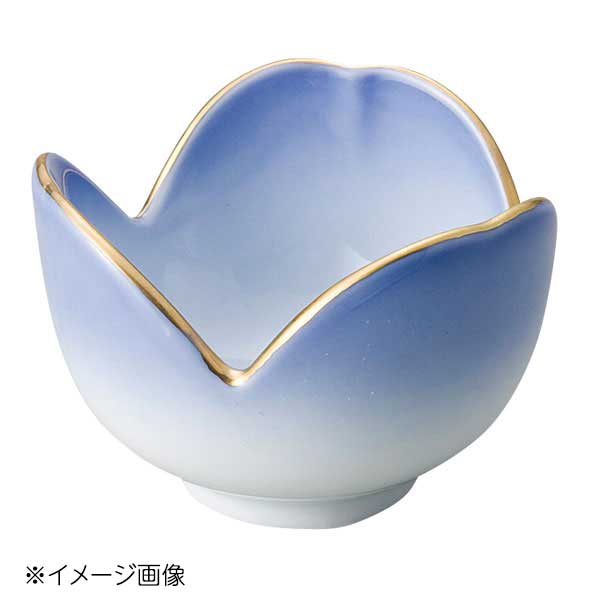 桐井陶器 モデルノ MODERNO 割山椒珍味 渕金コバルト 286-05