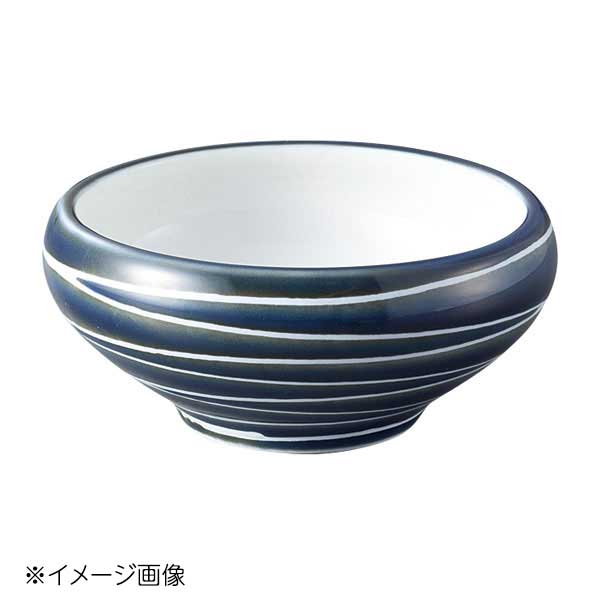 桐井陶器 モデルノ MODERNO 淡ルリ渦くくり鉢 290-3555