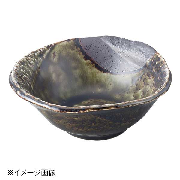 桐井陶器 モデルノ MODERNO 織部いぶし流し小鉢 314-32