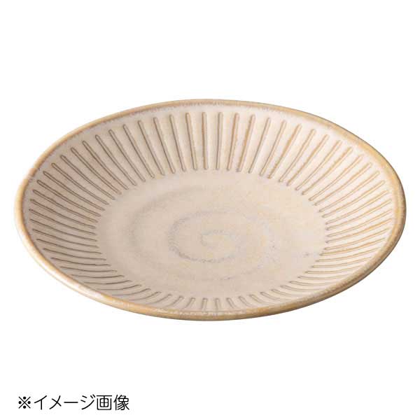 桐井陶器 モデルノ MODERNO 窯変白十草 12cm皿 838-0501