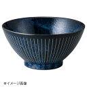 桐井陶器 モデルノ MODERNO 窯変紺十草 天丼 838-0617