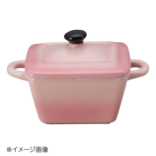 桐井陶器 モデルノ MODERNO ミニ角ココットPK LF-63PK