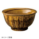 桐井陶器 モデルノ MODERNO 飴斑点しのぎ5.5丼 173-0051