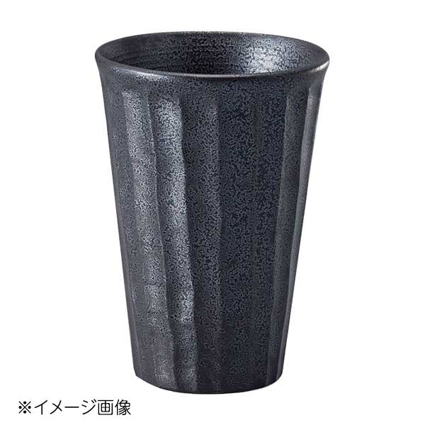 桐井陶器 モデルノ MODERNO 黒御影 しのぎカップ 183-0027
