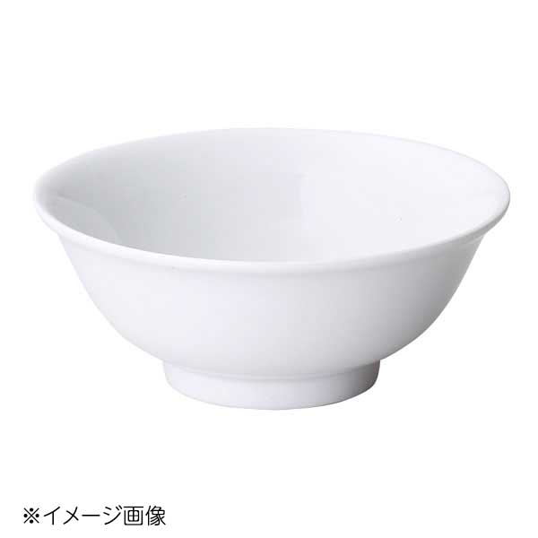 桐井陶器 モデルノ MODERNO 白中華 高台6.8丼 21-116C