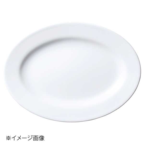 桐井陶器 モデルノ MODERNO 白中華 リム玉 10吋プラター 21-199