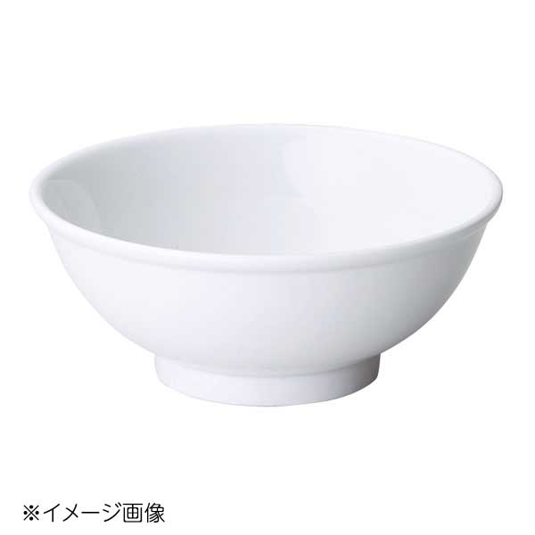 桐井陶器 モデルノ MODERNO 白中華 新玉6.5寸ボール 21-77A