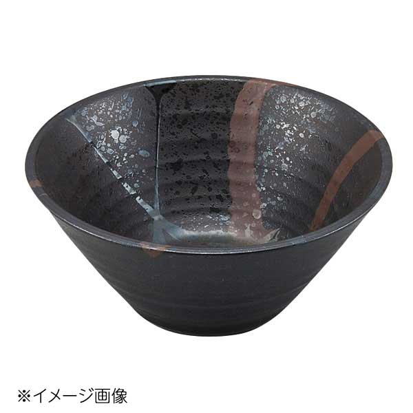 Ramen Bowls - 桐井陶器 モデルノ MODERNO 東雲(黒)水輪6.5麺丼 287-20