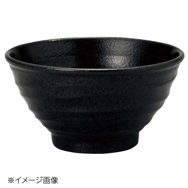 桐井陶器 モデルノ MODERNO 鳴門 4.0寸丼 黒耀 296-74