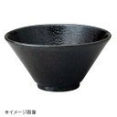桐井陶器 モデルノ MODERNO 切立深口6.0丼 黒耀 299-32
