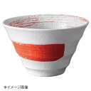 桐井陶器 モデルノ MODERNO 粉引赤渦 渦6.0丼 480-0054