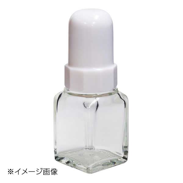 新潟精機 BeHAUS スポイト瓶ガラス角型 20ml 白 SB-20