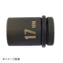 SSPOWER 薄口インパクトレンチソケット ショート 17mm IMS-17S