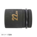 SSPOWER 薄口インパクトレンチソケット ショート 22mm IMS-22S