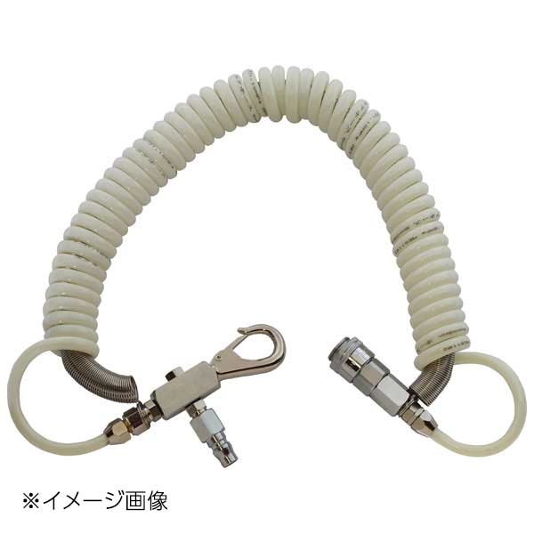 PAOCK エアコイルホース スプリング付 5.0×5m AC-5050BPA