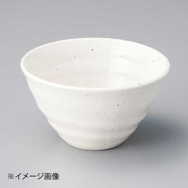 新粉引リップル碗大