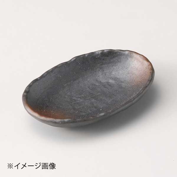 備前風石目4.5小判皿