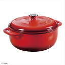 Lodge EC6D68 Enameled Cast Iron Dutch Oven 6 quart Poppy by Lodge