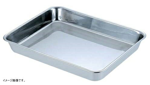 ステンレス浅型角バット 15枚取