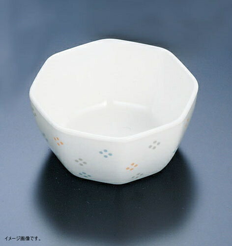 メラミン「花紋」八角鉢 M-78-KA