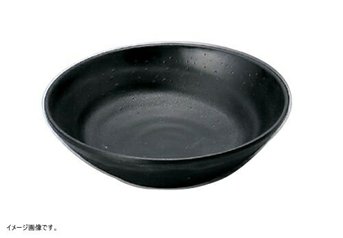 MIN(マイン ) メラミンウェア 黒 丸深皿 小 M11-131