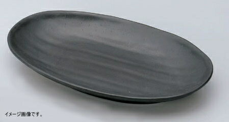 MIN(マイン ) メラミンウェア 黒 小判皿 大 M11-135