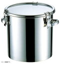 日東 ステンレスタンク テーパー付キャッチクリップ式密閉タンク(フタ付)20L TPCTH30