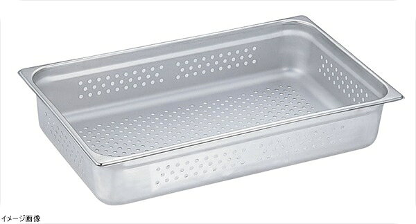 DO－EN（18-8ステン）ガストロノーム穴明パン 1／1 150mm 811．6PS