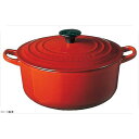 ル・クルーゼ (Le Creuset) ココット・ロンド チェリーレッド 16cm 2501