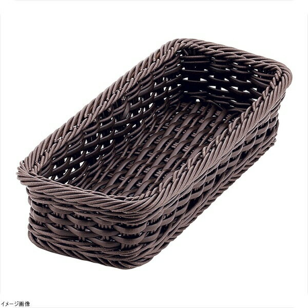 PPカトラリーバスケットダークブラウン 大 4人用CB－011－DBR