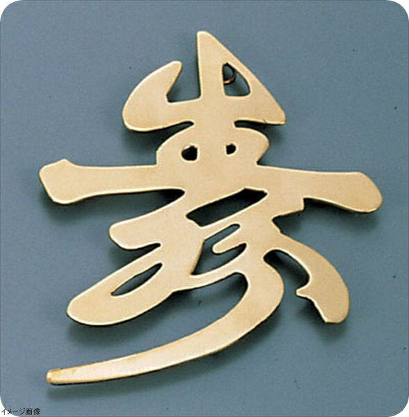 ディスプレイ文字（砲金製） 寿B