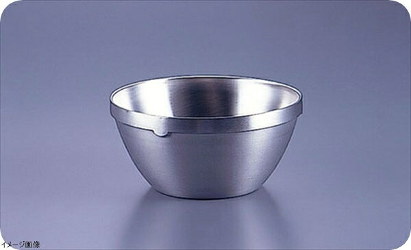 （18-8ステン）二重構造給食用汁椀 小