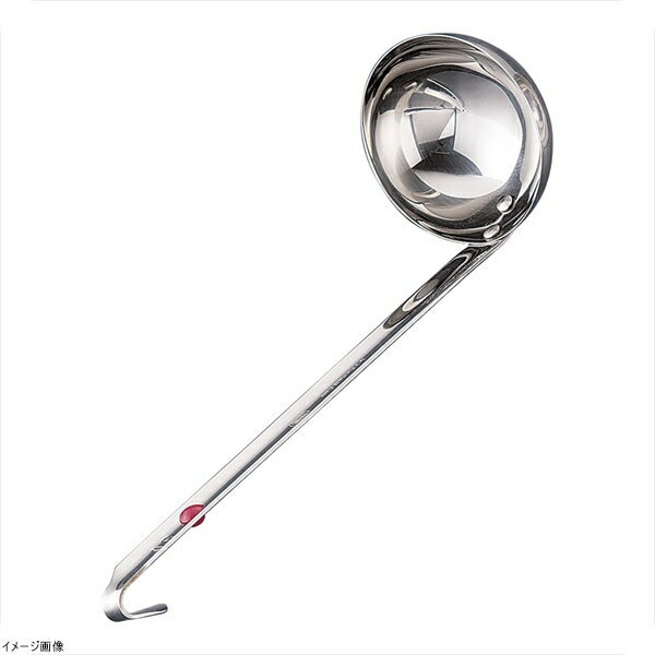 UK（18-8ステン）カラーマーカー付レードル 赤 30cc