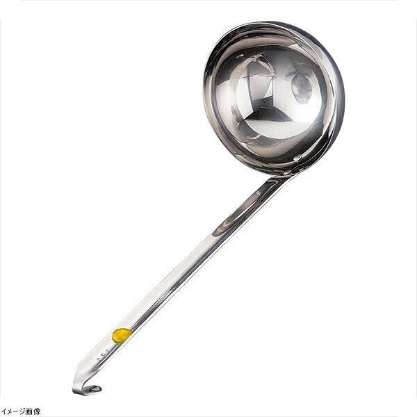 Silicone Cooking Utensils - UK18-8（ステンレス）カラーマーカー付レードル 黄 25cc