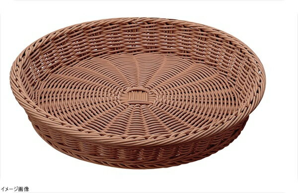 PPベーカリーバスケット 丸型 37型 ブラウン BB－602－BR
