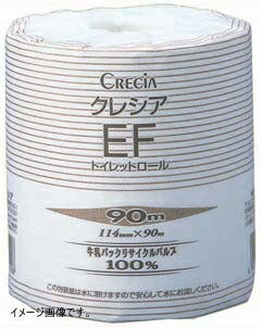 クレシア EFトイレットロール 90mシングル 10101 80入り