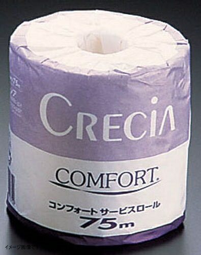 クレシア コンフォートサービスロール 75m（1ケース80個入）