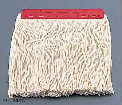 山崎産業 モップ替え 糸ラーグ レッド 8寸 260g