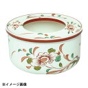 M10-15 赤絵花蓋付灰皿