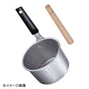 前川金属 アルマイトPC柄みそこし(こし棒付) 小
