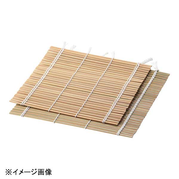 萬洋 竹製巻スダレ(丸ヒゴ編み込み) 27cm