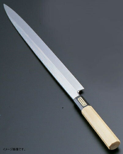 TKG 佐文 本焼鏡面仕上 柳刃 木製サヤ 27cm