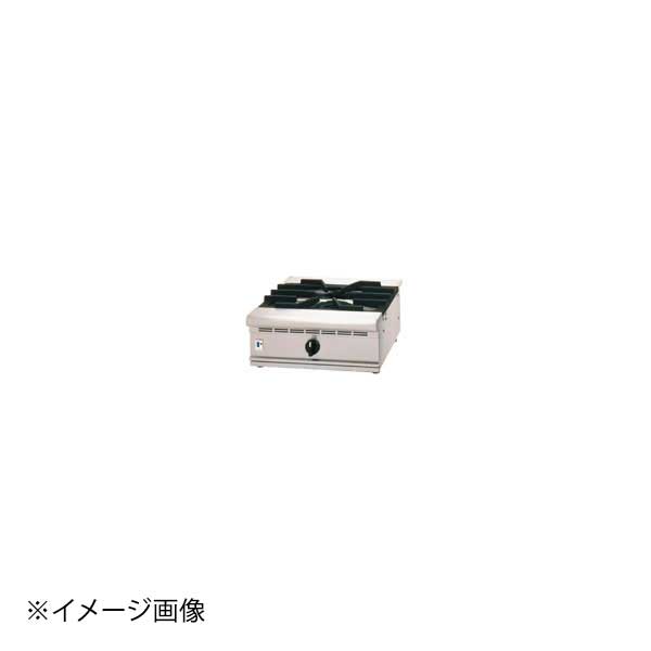 ※メーカー希望小売価格はメーカーカタログに基づいて掲載しています。(カタログ表示価格は消費税が含まれていません)●カタログコード:9-0719-0502、8-0681-0502コンパクトなボディーに高カロリーバーナーを搭載した卓上型コンロです。1.コンパクトで高カロリー最大9000kcal/hの高カロリーを採用したハイカロリータイプの卓上コンロです。バーナーへの点火にはコックをひねるだけの自動点火方式を採用しています。2.火力調節も手軽に2重バーナーのガスコックには強火、とろ火、内輪強火、内輪とろ火、消火の5つの火力に調節できます。各ポジションにはクリック(軽いひっかかり)が設られていますので手軽にコントロールできます。型式FGTC45-45●バーナー数:2重×1●総合ガス消費熱量:都市ガス12000kcal/h14.0kW●ガス接続(mm):都市ガスφ13mmゴム管口●幅×奥行×高さ(mm):450×450×200●質量(kg):20●メーカー品番:FGTC45-45
