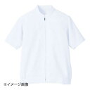 男女兼用半袖ジャンパー SZ422-W M (ホワイト)